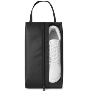 Shoe Bag for Travel, Newest Gym & Sports – Water-Resistant Shoe Pouch with Transparent Mesh Panel, Durable Zipper & Carry Handle – Fits Men’s Size 12 – Keeps Clothes Clean & Odor-Free | Pack of 1